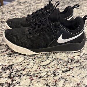 Women’s Nike Zoom HyperAce Volleyball Black and White Sneakers